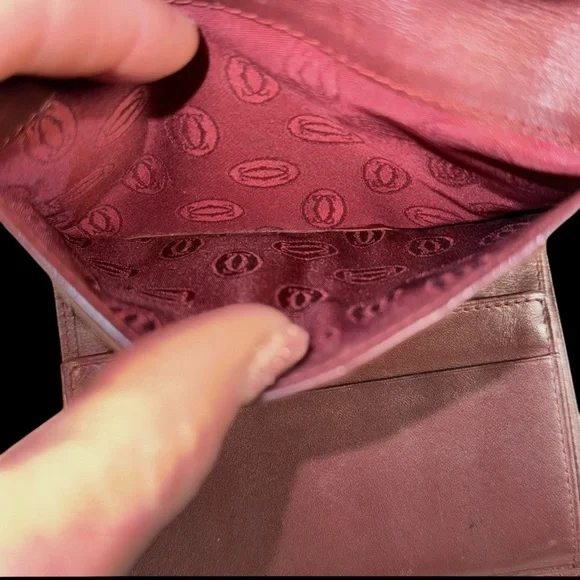 Cartier Trifold Snap Button Wallet with Kiss-Lock - Picture 13 of 16